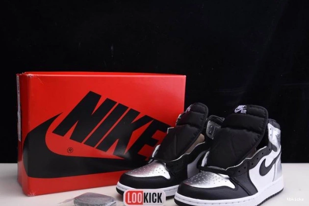 Reps TBK 1 CD0461-001 AIR HIGH OG JORDAN SILVER WMNS TOE 0626